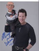 Jeff Dunham signed 10 x 8 colour photo. Born April 18, 1962 is an American ventriloquist,