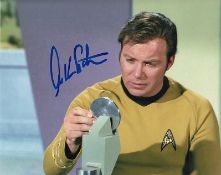 William Shatner signed 10 x 8 colour photo from Star Trek. Born March 22, 1931 is a Canadian for his
