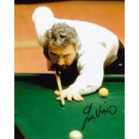 John Virgo signed 10 x 8 colour photo of the former English snooker player. Now commentator and TV