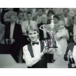 Steven Hendry signed 10 x 8 b/w photo of the Scottish snooker player. Seven times world champion.