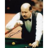 Willie Thorne signed 10 x 8 colour photo of the English snooker player. Good condition. All signed