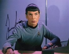 Leonard Nimoy signed 10 x 8 colour photo from Star Trek. March 26, 1931 - February 27, 2015 was an