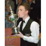 Ken Doherty signed 10 x 8 colour photo of the Irish professional snooker player. Good condition. All