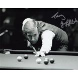 Terry Griffiths signed 10 x 8 b/w photo of the retired Welsh snooker player. World champion in 1979.