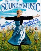 The Sound of Music cast children 7 signatures signed 10 x 8 colour photo. Signed photo of all 7 kids