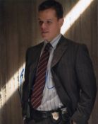 Matt Damon signed 10 x 8 colour photo from The Departed. American actor, film producer, and