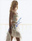 Katherine Heigl signed 10 x 8 colour photo. American actress, film producer and former fashion