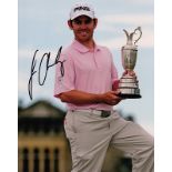 Louis Oosthuizen signed 10 x 8 colour photo of the South African golfer. Good condition. All