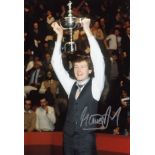 Steve Davis signed 10 x 8 colour photo of the former English snooker player. Six times world