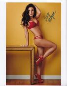 Abby Morgan model signed 10 x 8 colour photo. Good condition. All signed items come with our