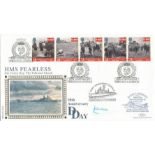 Lord Lewin signed Benham official 1995 D-Day HMS Fearless BLCS95b FDC. Good condition. All signed