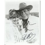 Howard Keel signed 10 x 8 inch b/w photo. April 13, 1919 - November 7, 2004, known professionally as