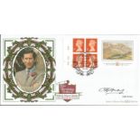 Colin Amery signed Benham official BLCS149 FDC 1998 50th Birthday Prince Charles Booklet. Good