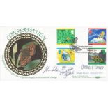 John Leslie, Diane Louise Jordan and Anthea Turner signed Benham official 1992 Green Conservation