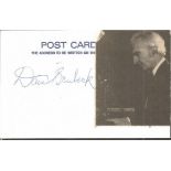 Dave Brubeck signature on white postcard. December 6, 1920 - December 5, 2012 was an American jazz