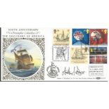 Anthony Davies signed Benham official 1992 Europa 500th anniversary Christopher Columbus discovery