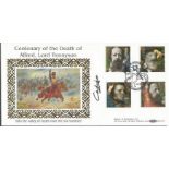 Lord Cardigan signed Benham 1992 official Centenary of the Death of Alfred, Lord Tennyson BLCS73