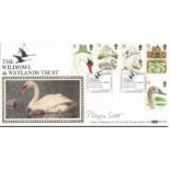 Philippa Scott signed Benham official 1993 Swans Wildfowl and Wetlands Trust BLCS80b FDC.