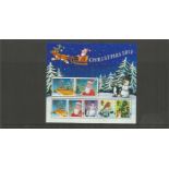 2012 Christmas miniature unmounted mint stamp sheet. Good condition. We combine postage on