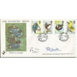 Sir Peter Scott DSC signed Benham official 1980 Birds Wildfowl Trust BOCS17 FDC. British