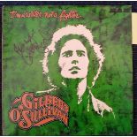 Gilbert O'Sullivan signed 33rpm record sleeve. Record included. Good condition