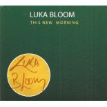 Luka Bloom signed CD sleeve for This new morning. CD included. Good condition