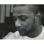 Oritse Williams former member of JLS signed 10x8 b/w photo. English singer-songwriter, dancer and