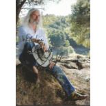 Charlie Landsborough signed 6x4 colour promotional card. British country and folk musician and