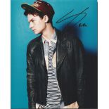 Connor Maynard signed colour 10x8 photo. English singer-songwriter and child actor. Maynard rose