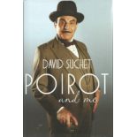 Poirot Hardback book signed inside by David Suchet, Pauline Moran, Hugh Fraser and Phillip