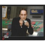 Lee Cornes signed photo. Colour 8x10 from Red Dwarf signed by actor and comedian Lee Cornes. Good