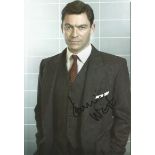 Dominic West The Wire signed photo. Colour 8x12 photo signed by actor Dominic West, star of The