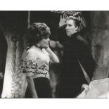 Barbara Ewing autographed photo. Black and white 8x10 horror photo autographed by Barbara Ewing,