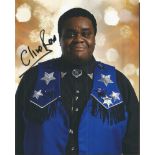 Clive Rowe Dr Who signed photo. Colour 8x10 photo signed by actor Clive Rowe who appeared in