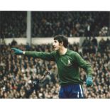 Peter Bonetti Chelsea signed 10 x 8 colour football photo. Good condition. All signed items come