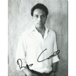 Rufus Collins signed photo. Black and white 8x10 portrait photo signed by actor Rufus Collins.