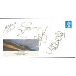 Cricket Stuart Law, Mohammad Akram, Grant Flower and Ata ur Rehman signed FDC. Good condition. All