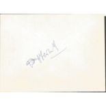 Douglas Fairbanks signed autograph album page. Good condition. All signed items come with our