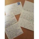 Lewis Stringer and Cyril Gardiner handwritten letters. Two letters, both dated 1943. Both are