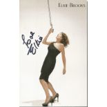 Elkie Brooks signed 8x5 colour music photo. Good Condition. All signed items come with our