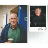 TV/film signed collection. 10 photos signed by Martin Clunes, Hugh Ross, Penelope Keith signed