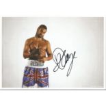 David Haymaker Haye boxing champion signed 8x5 colour photo. Good Condition. All signed items come