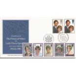 Lady Diana FDC collection. Four FDCs two with British Red Cross Slogan postmarks with St Pauls and