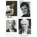 Male TV/film signed photo collection. Includes Alan Davies, Mathew Horne, Russell Bright, Frank