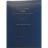 Aviation Books Hawker Siddeley Aviation 748 with Rolls Royce dart Engines Type Specification manual.