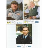 Heartbeat TV actors signed small photo collection. 5 photos signed by David Lonsdale, William