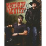 Montgomery Gentry signed 10x8 colour photo of the American country music duo. Good Condition. All
