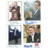 Antique/Collectable TV expert signed collection. Includes Anita Manning, David Barby 2, Paul Martin,