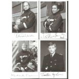 Londons Burning signed promotional b/w photo collection. Richard Walsh, Ben Onwukwe, Michael Garner,