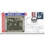 Dads Army Multisigned 1998 Benham 30th ann cover. Signed by Jimmy Perry, David Croft, Ian